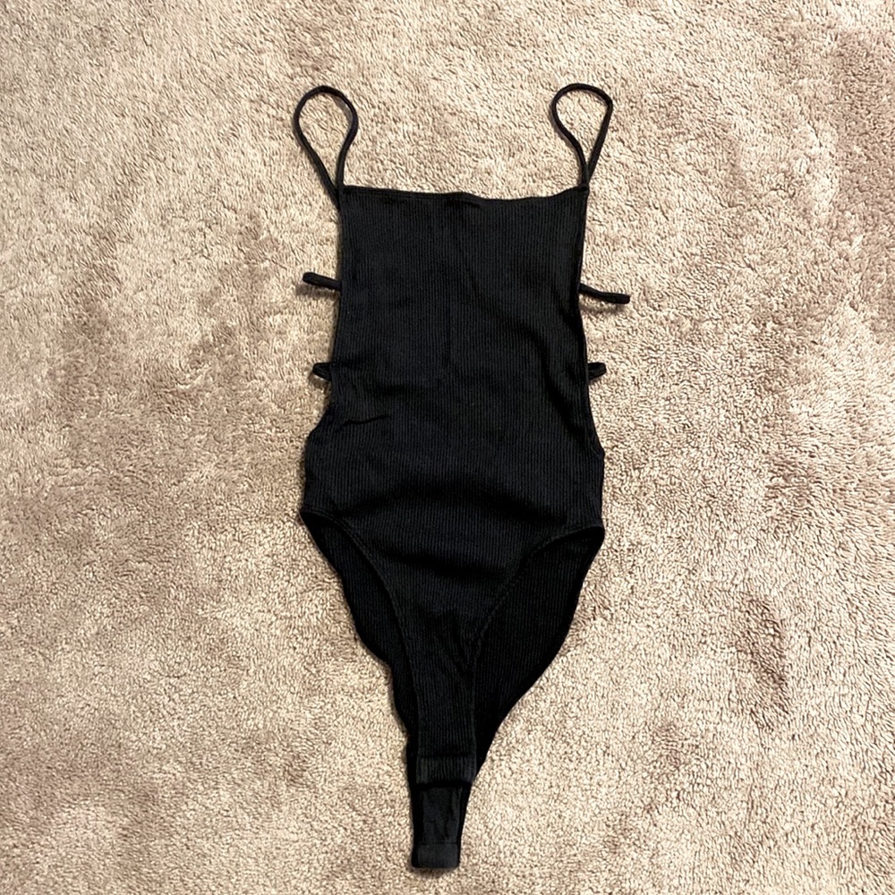black bodysuit